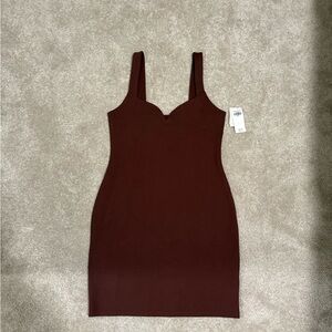 Abercrombie & Fitch Burgundy Mini Dress